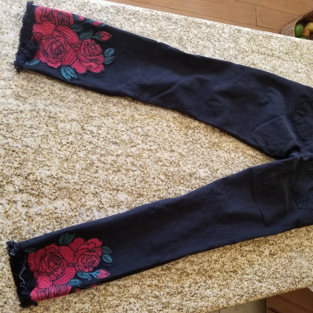 FIDELITY black skinny jeans